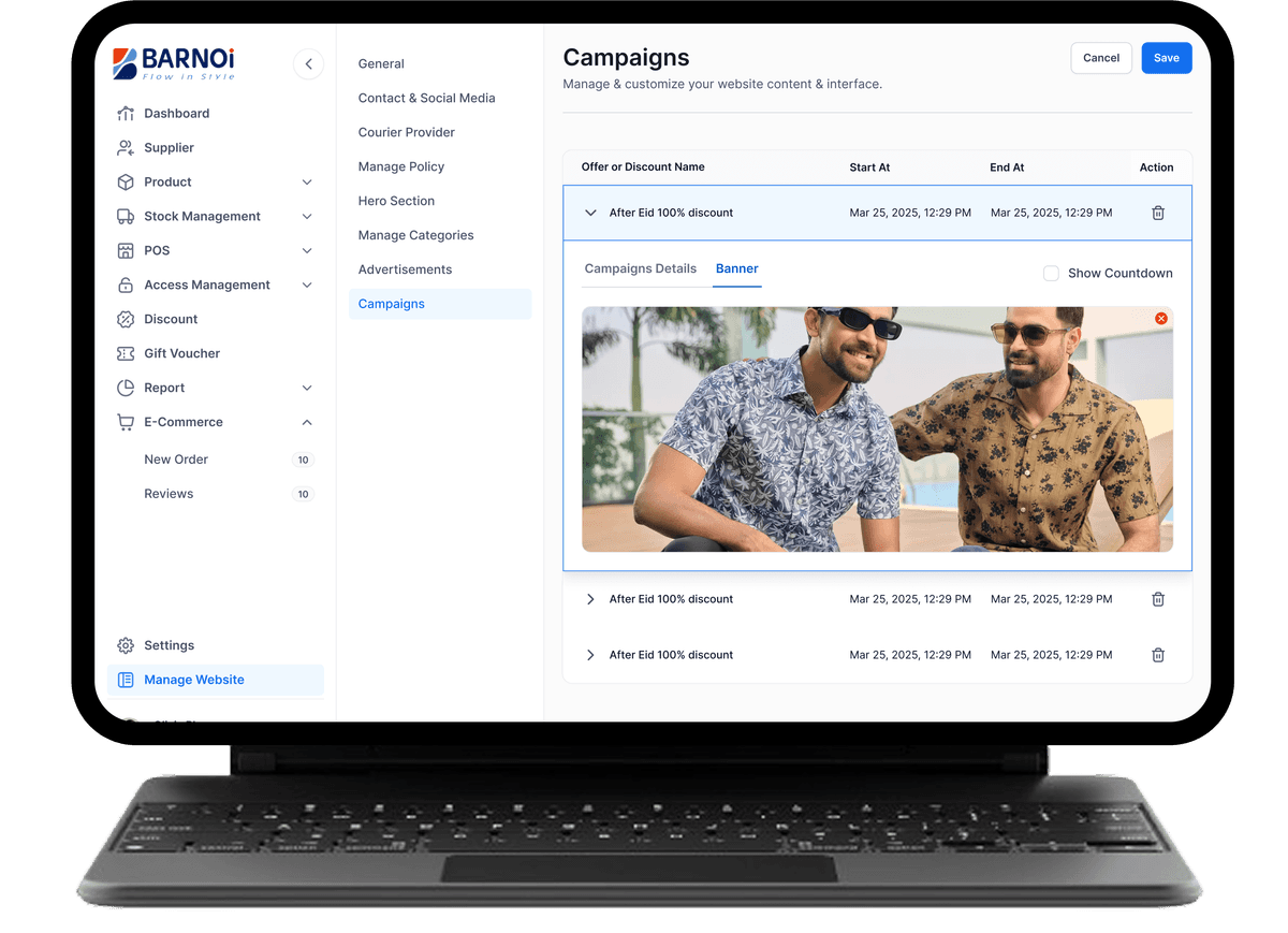 Campaigns management